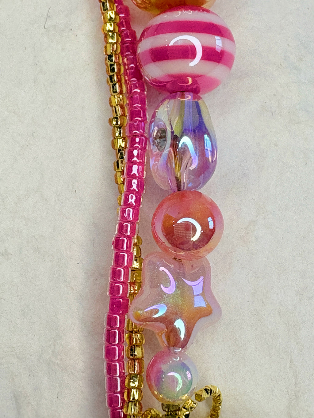 “Pink Daydream” Handmade Bag Charm | One-of-a-Kind Limited Edition