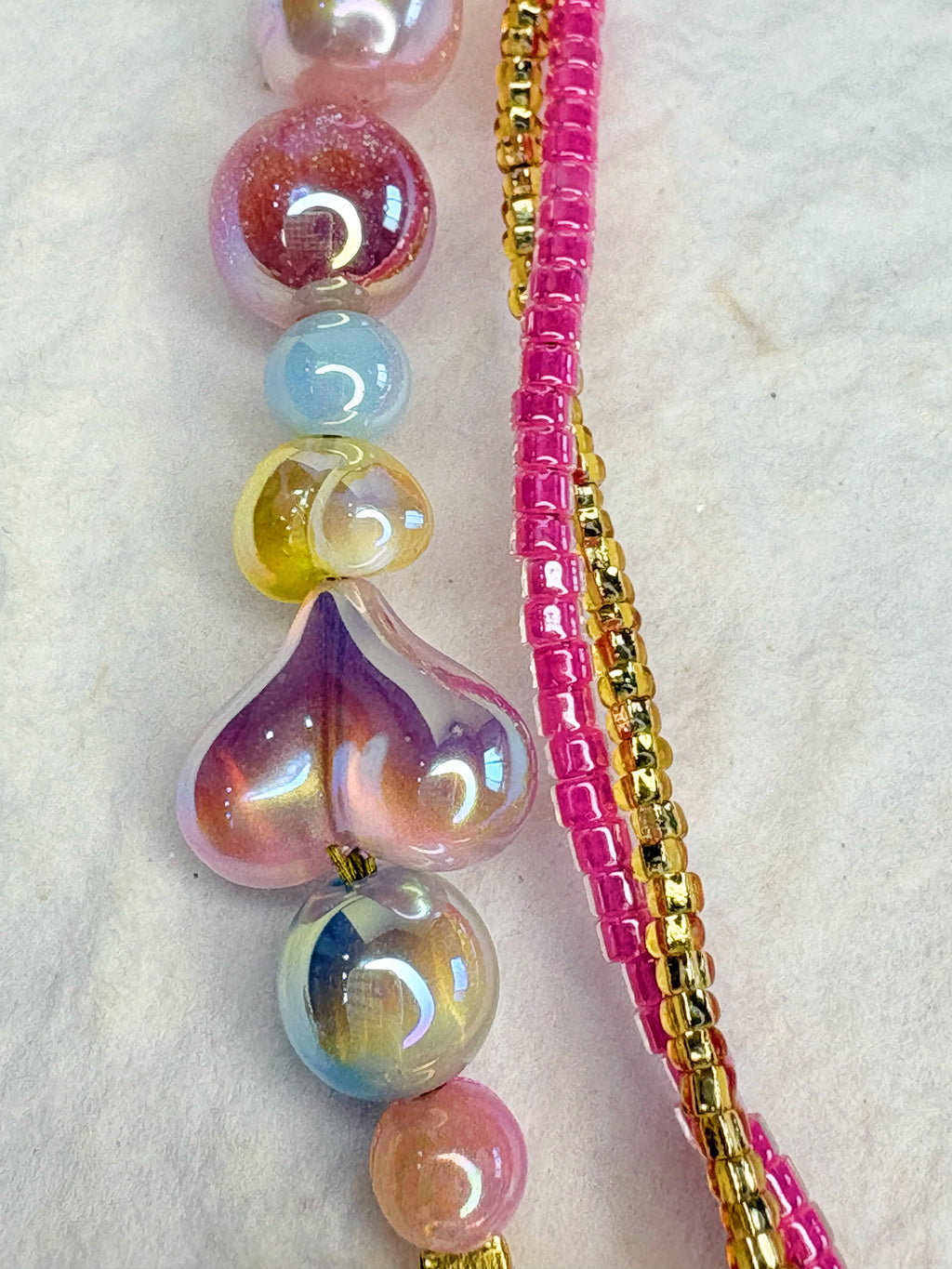 “Pink Daydream” Handmade Bag Charm | One-of-a-Kind Limited Edition