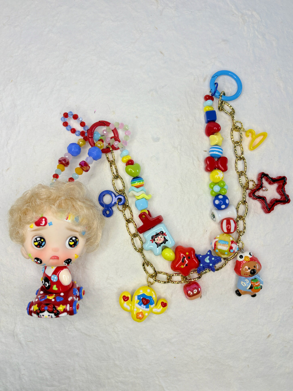 “Happy Circus” Handmade Bag Charm | One-of-a-Kind Limited Edition