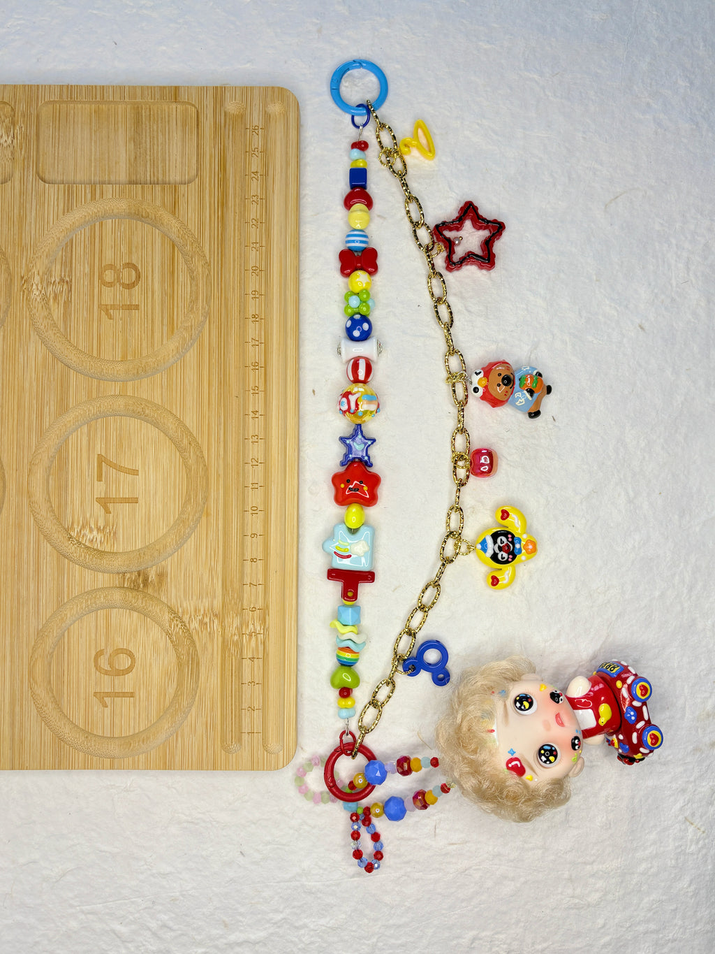 “Happy Circus” Handmade Bag Charm | One-of-a-Kind Limited Edition