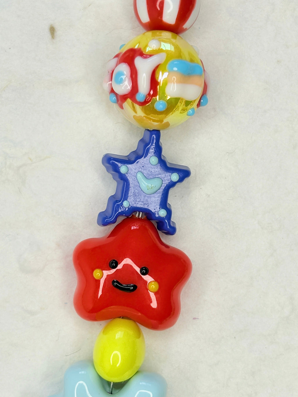 “Happy Circus” Handmade Bag Charm | One-of-a-Kind Limited Edition