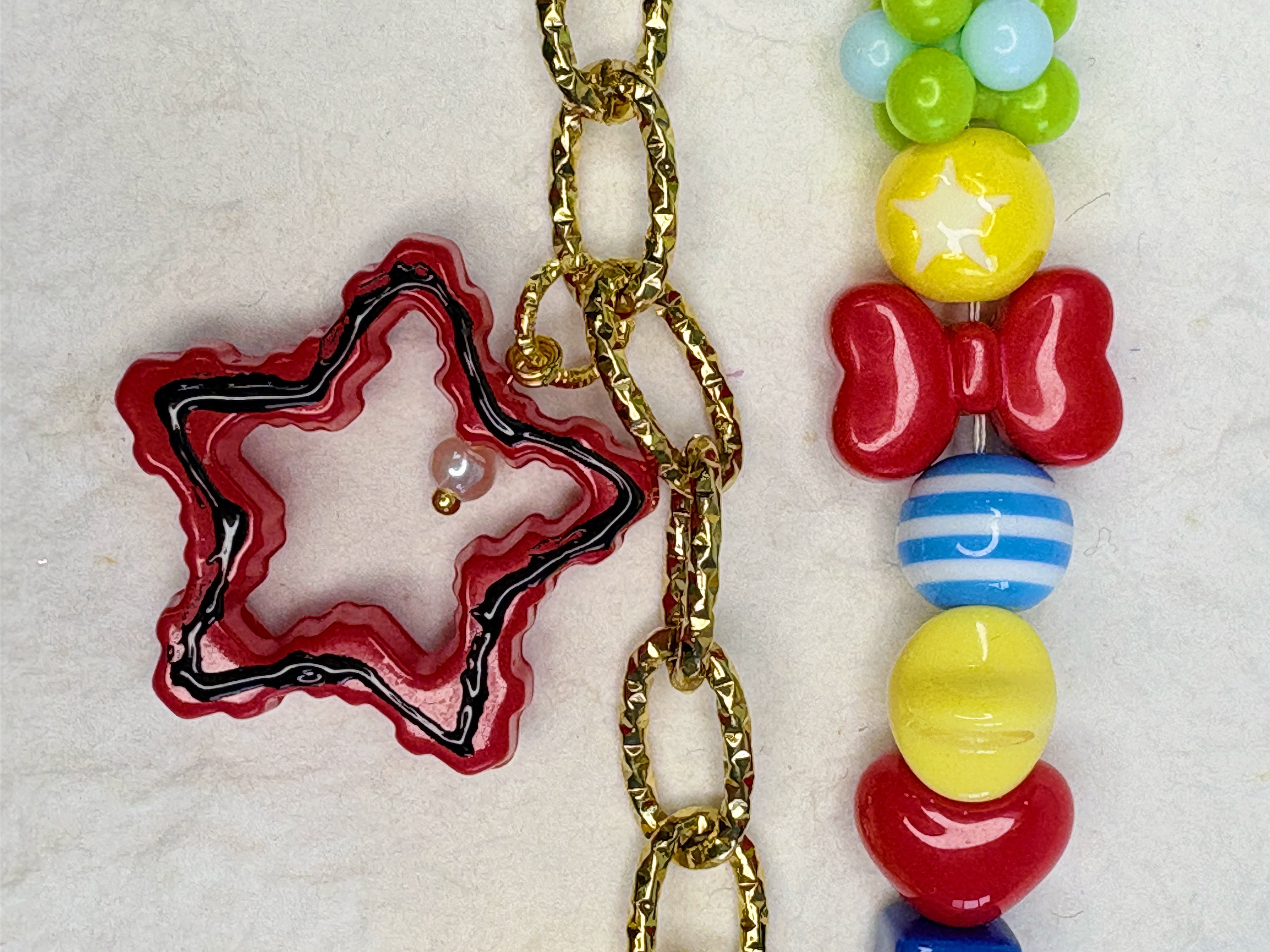 “Happy Circus” Handmade Bag Charm | One-of-a-Kind Limited Edition