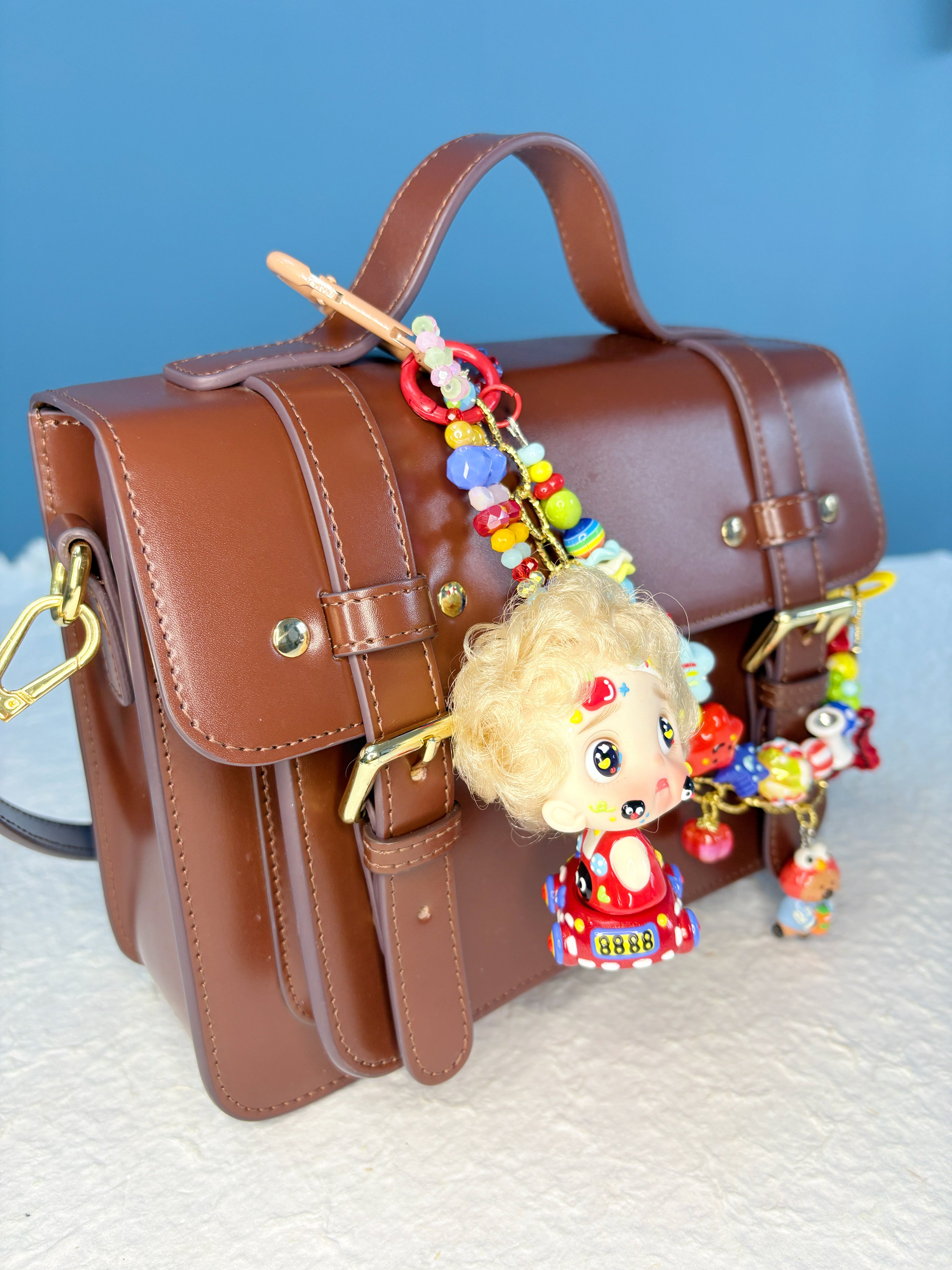 “Happy Circus” Handmade Bag Charm | One-of-a-Kind Limited Edition