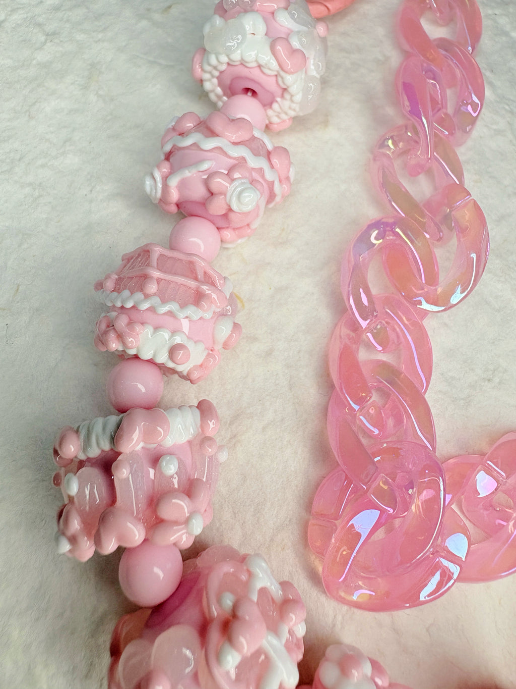 “Strawberry Milkshake” Handmade Bag Charm | One-of-a-Kind Limited Edition