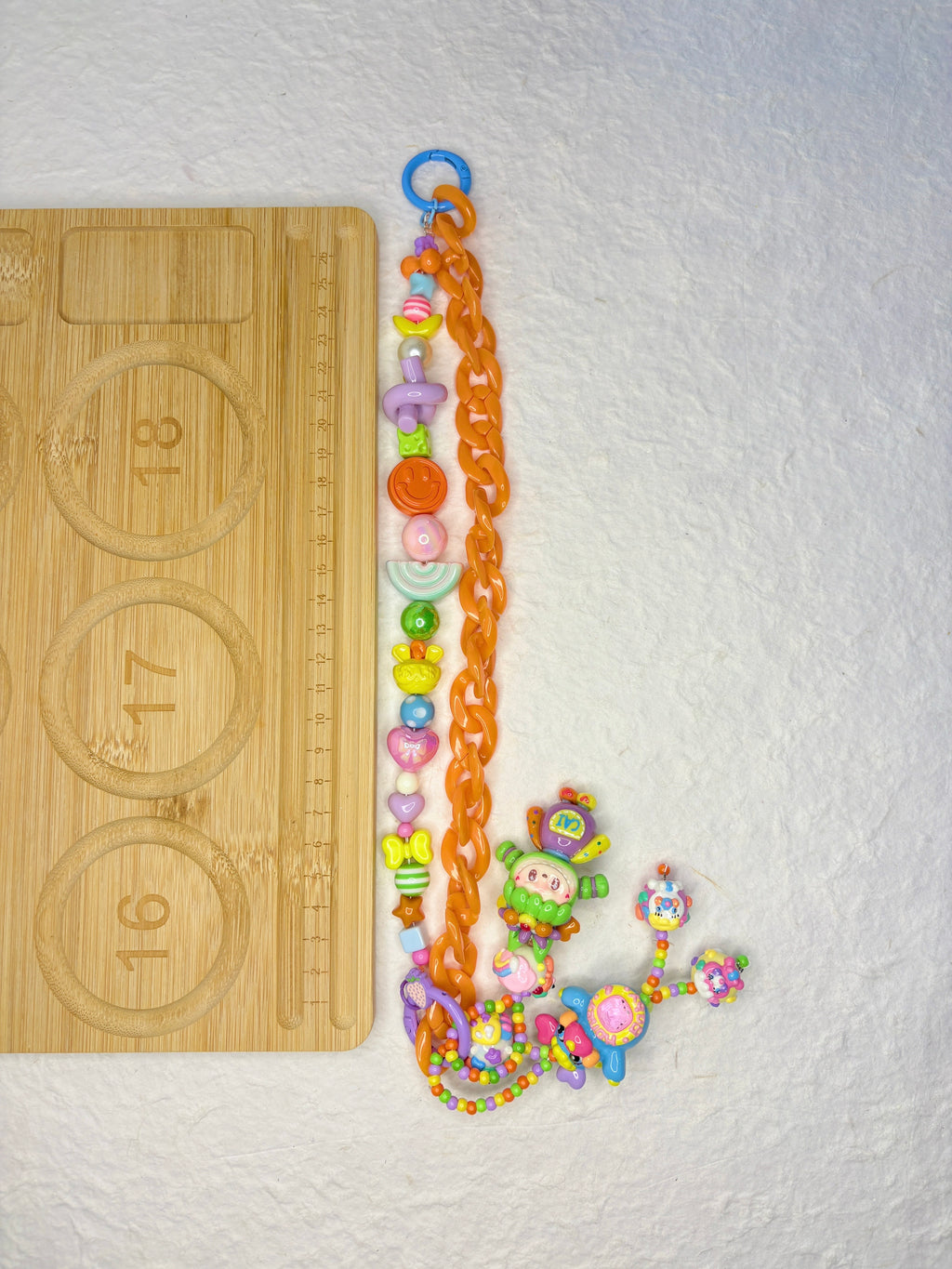 “Orange Soda” Handmade Bag Charm | One-of-a-Kind Limited Edition