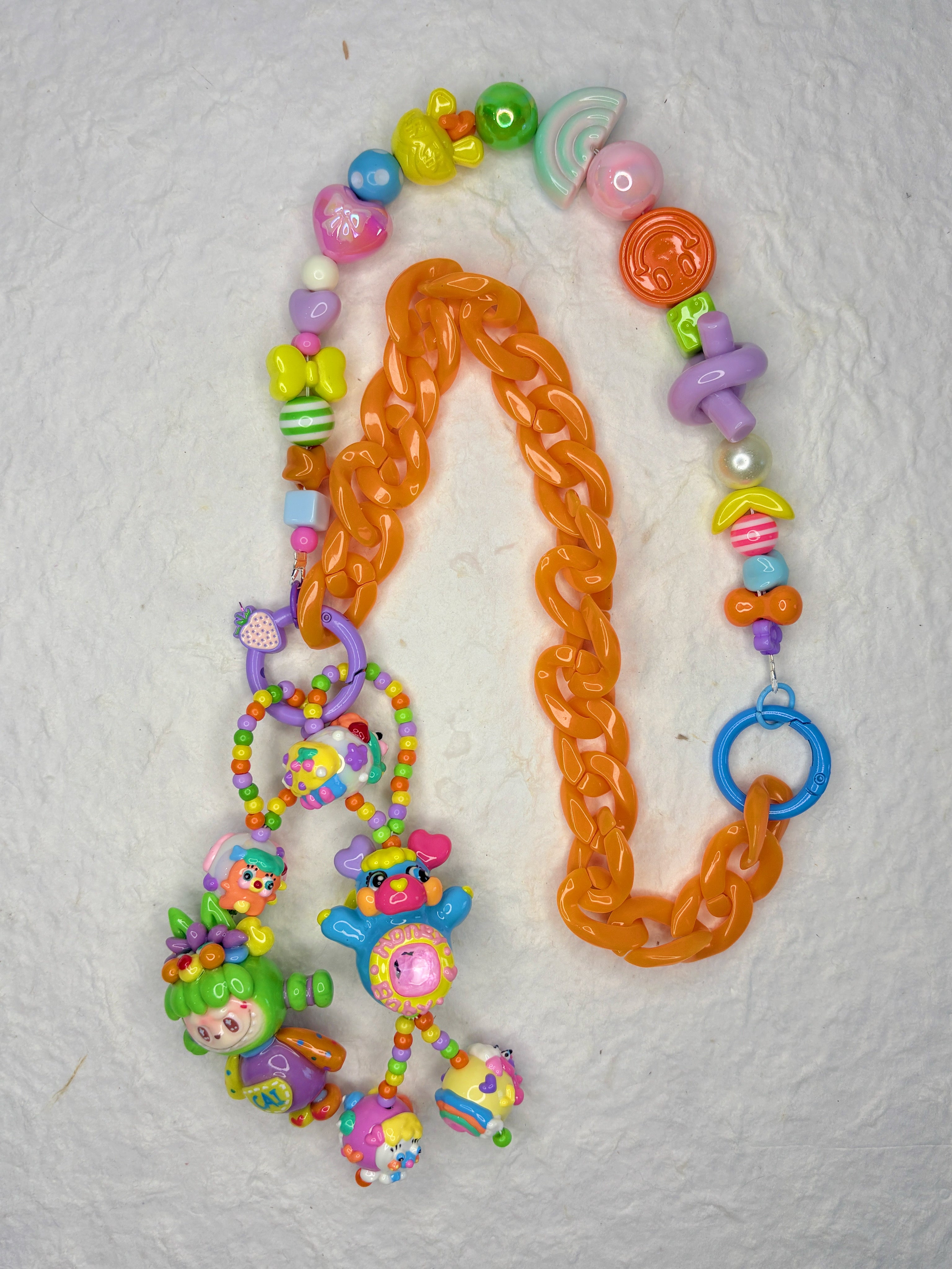 “Orange Soda” Handmade Bag Charm | One-of-a-Kind Limited Edition