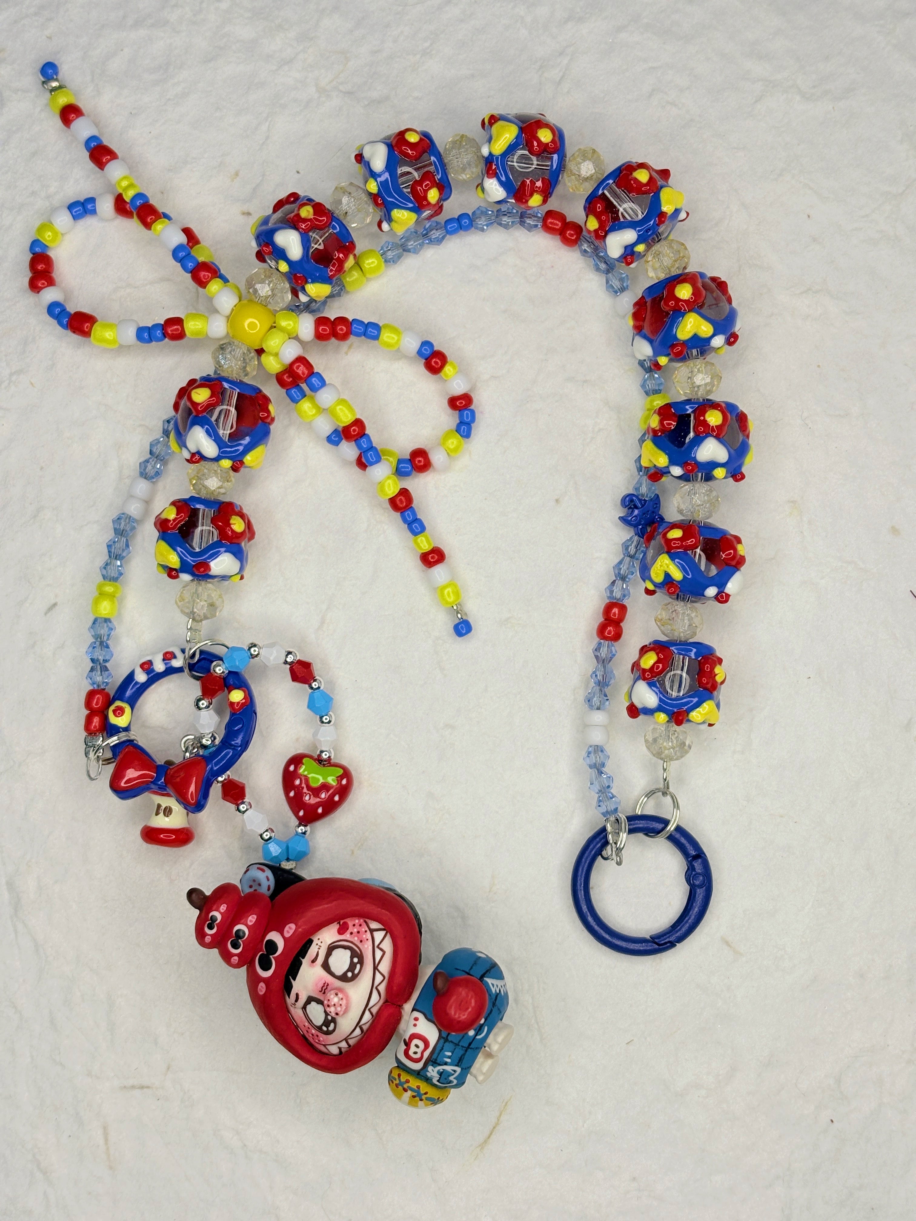 “Superhero Academy” Handmade Bag Charm Set | One-of-a-Kind Limited Edition