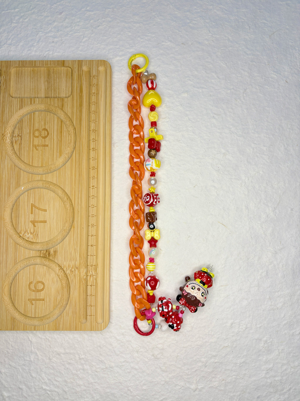 “Caramel Toffee” Handmade Bag Charm Set | One-of-a-Kind Limited Edition