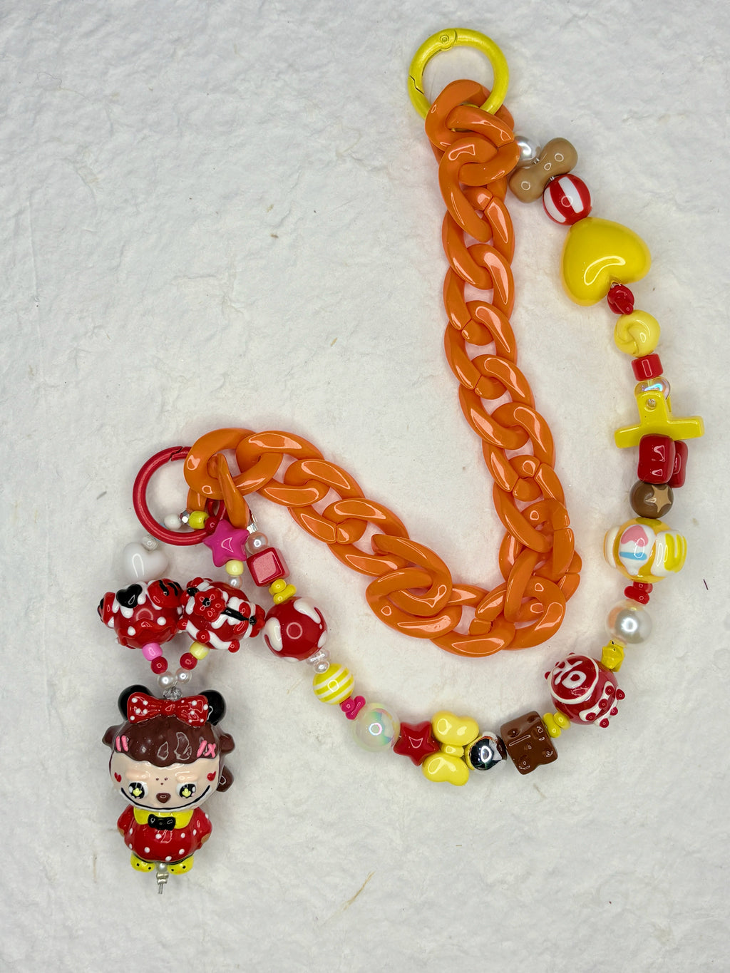 “Caramel Toffee” Handmade Bag Charm Set | One-of-a-Kind Limited Edition