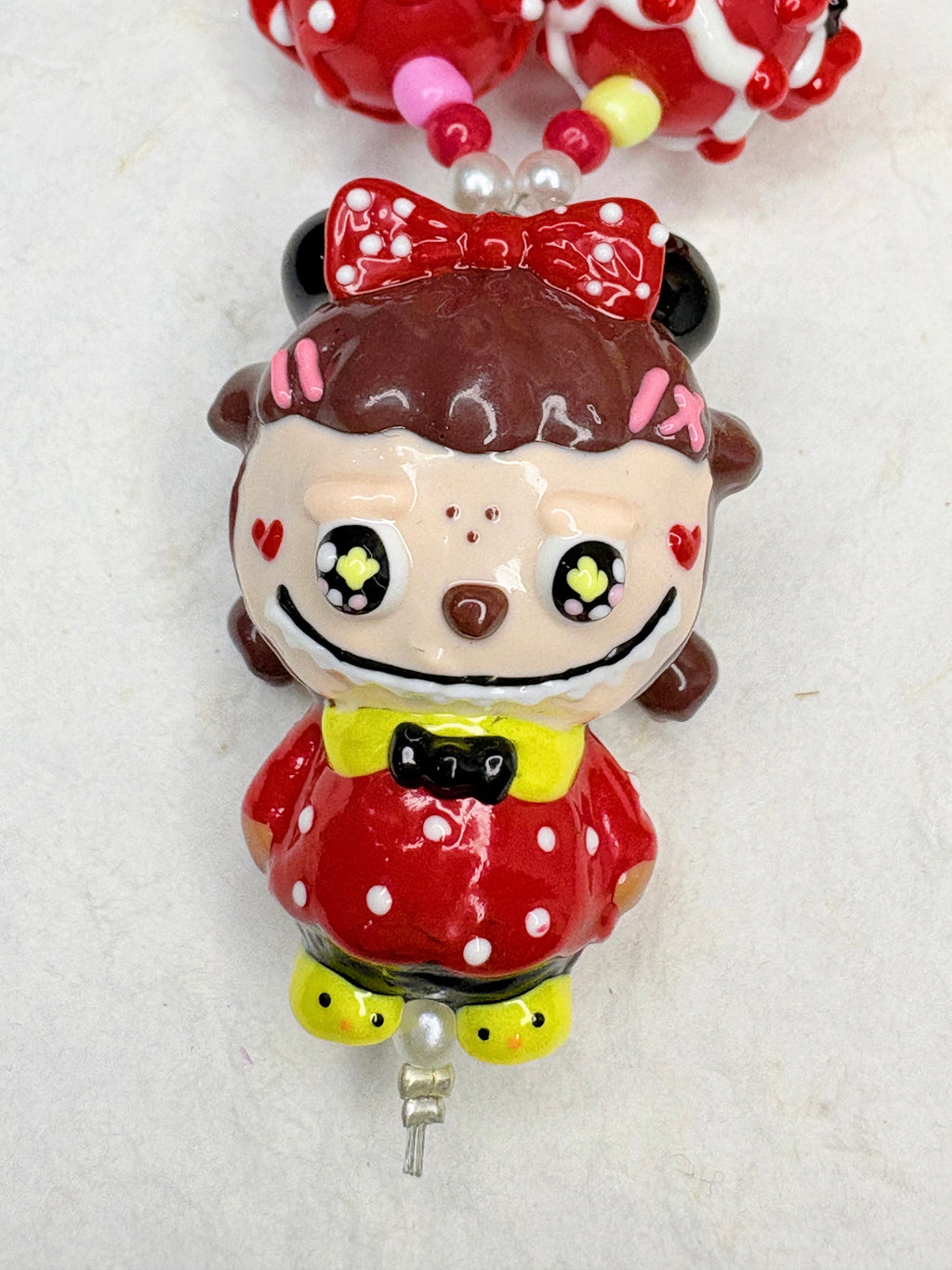 “Caramel Toffee” Handmade Bag Charm Set | One-of-a-Kind Limited Edition