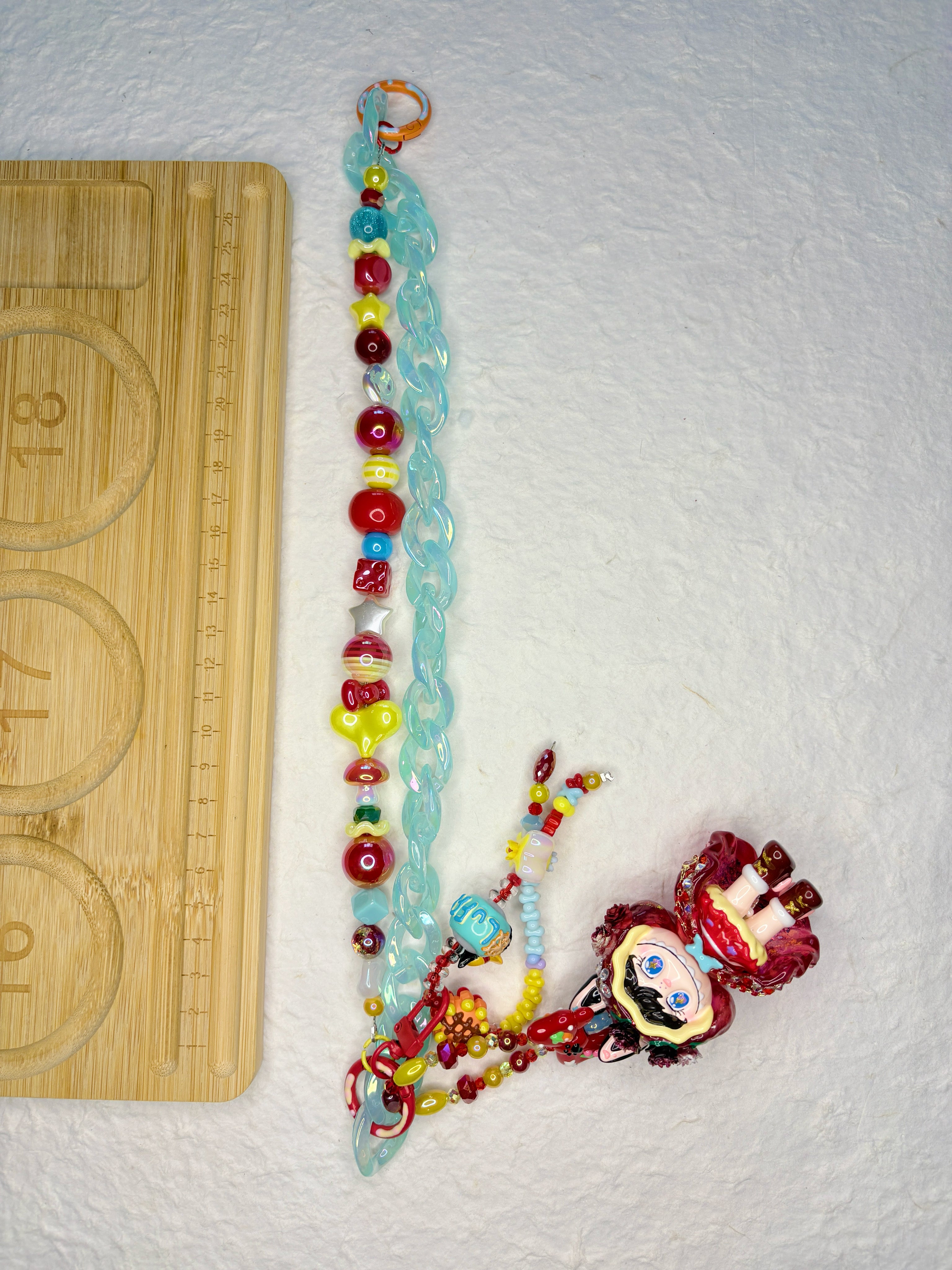 “Cherry Princess” Handmade Bag Charm | One & Only Worldwide Exclusive