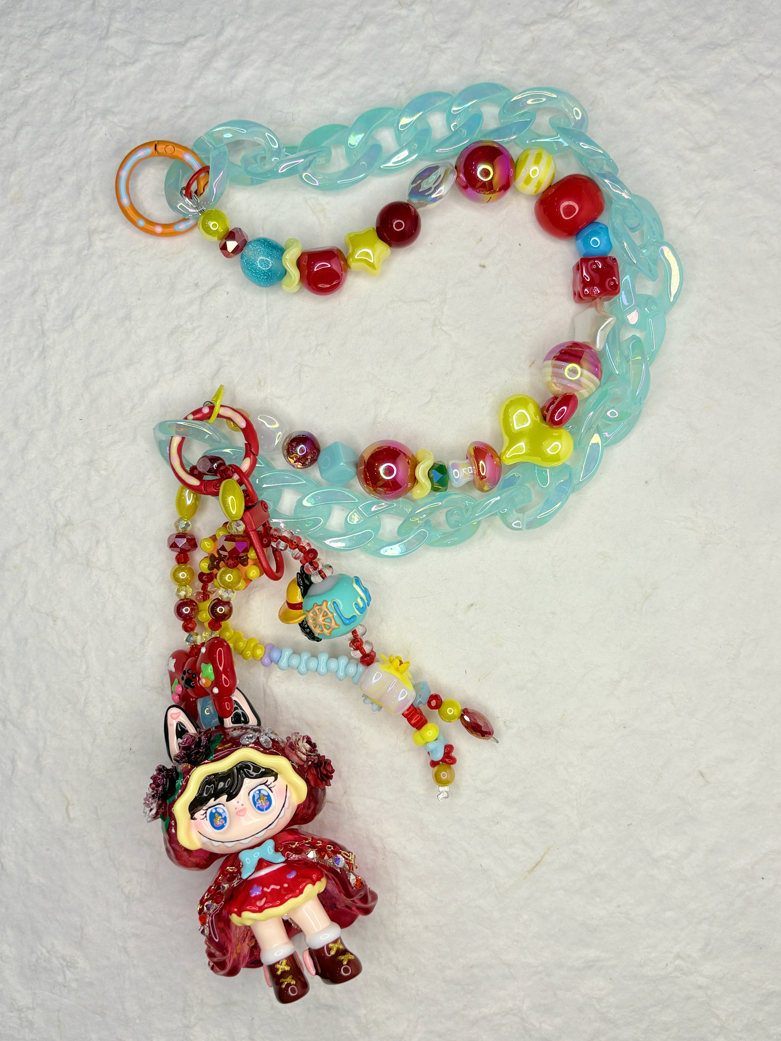 “Cherry Princess” Handmade Bag Charm | One & Only Worldwide Exclusive