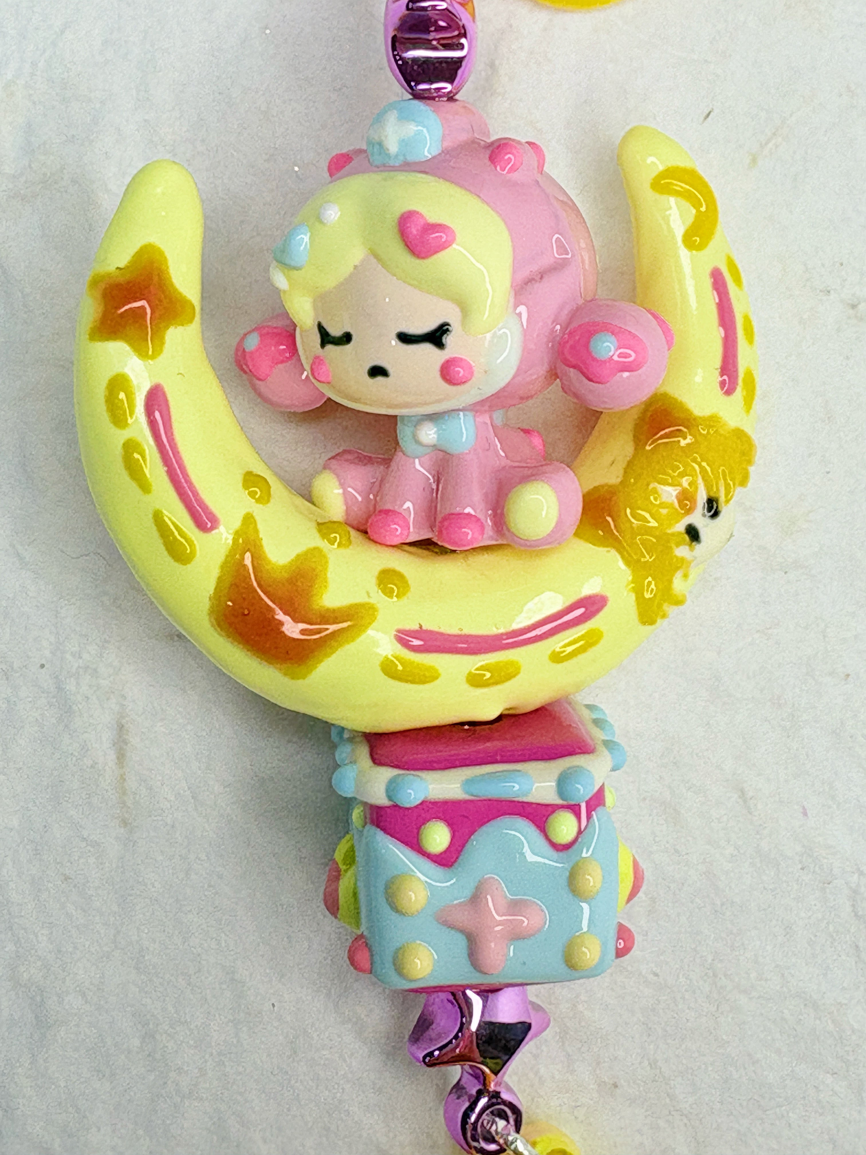 “Lemon Moon Dream” Handmade Bag Charm | One & Only Worldwide Exclusive