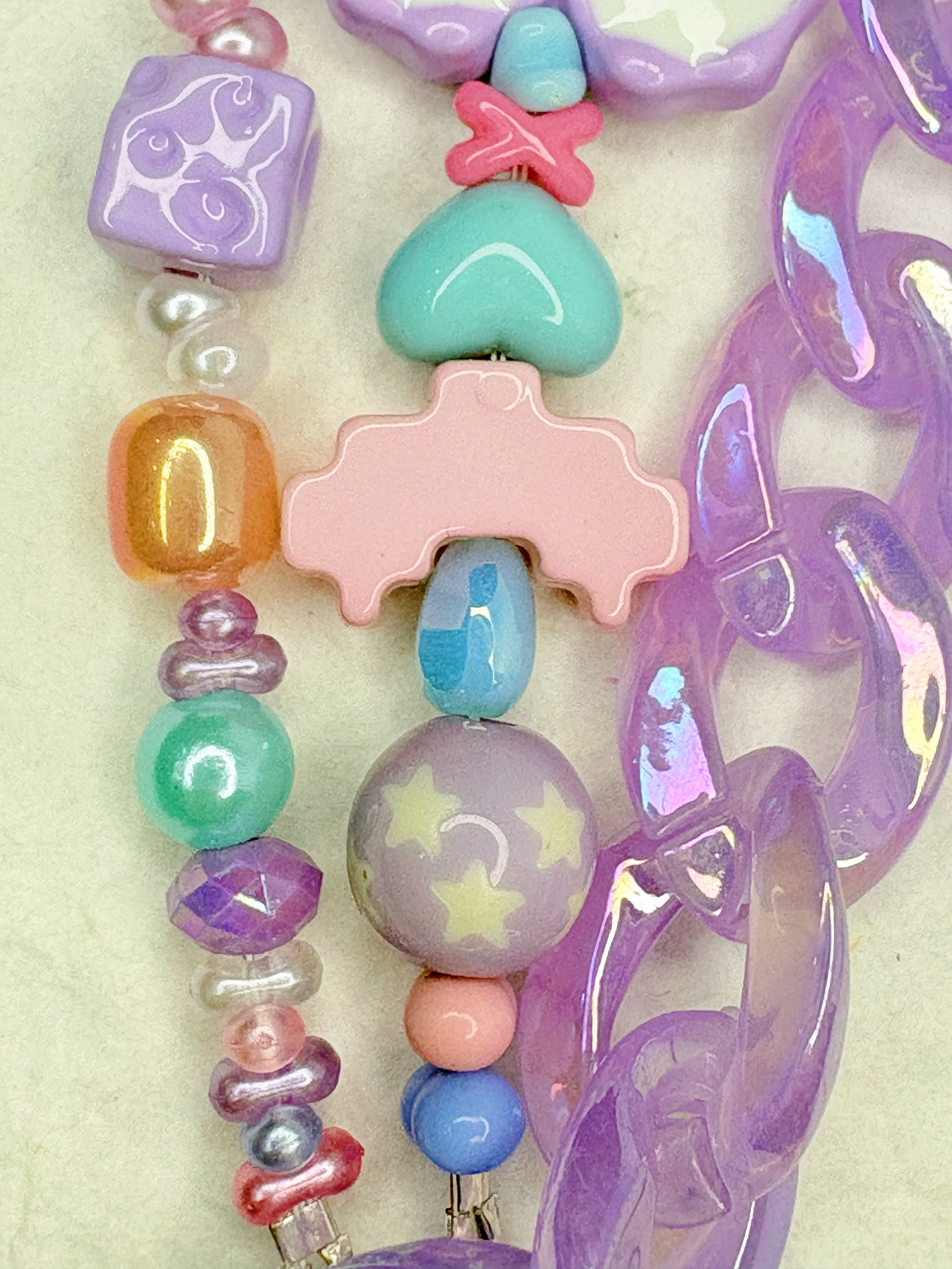 “Violet Candy House” Handmade Bag Charm | One & Only Worldwide Exclusive