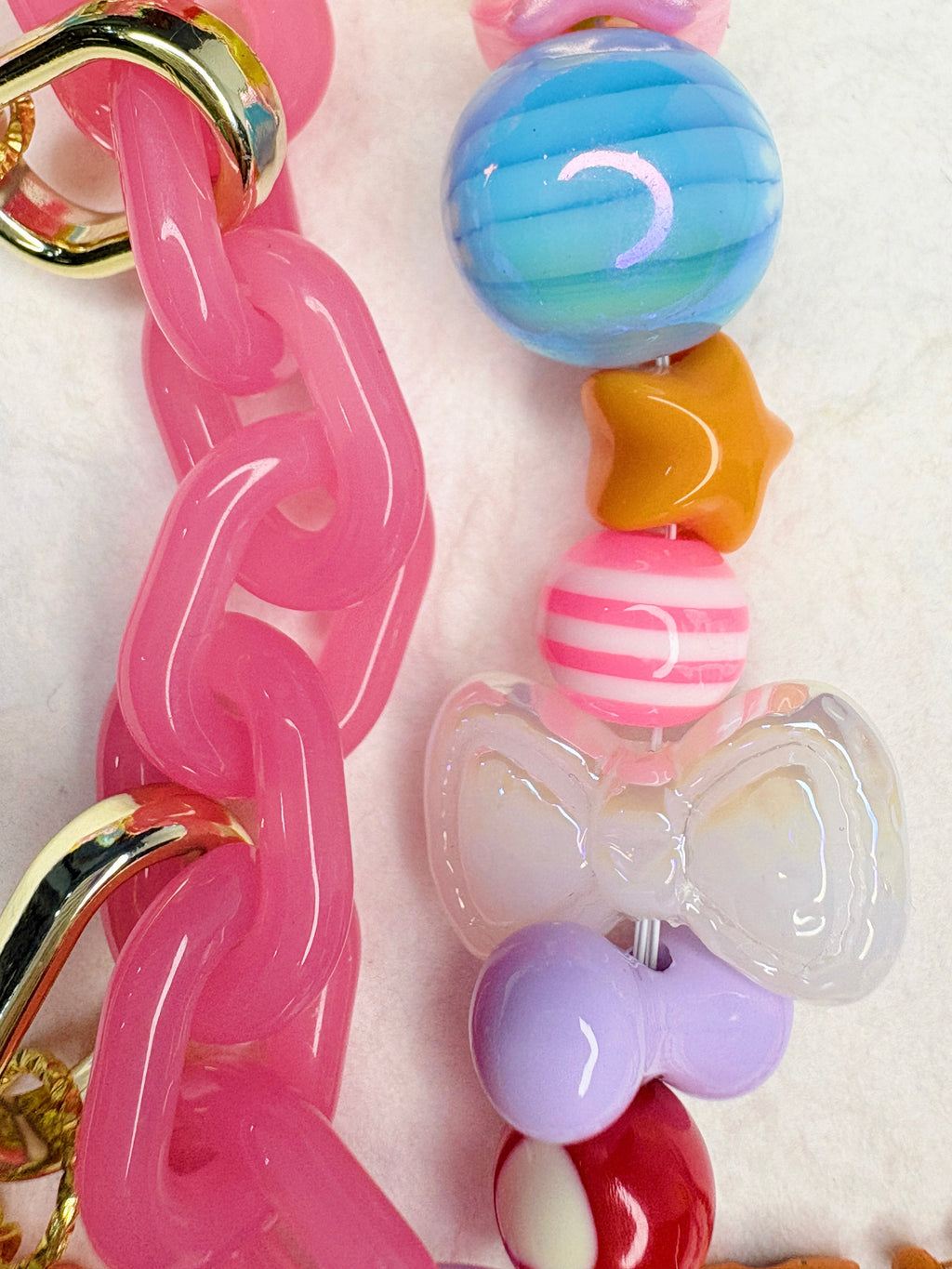 “Rainbow Lollipop” Handmade Bag Charm | One & Only Worldwide Exclusive